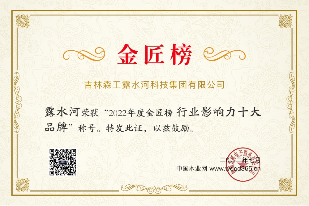 行業影響力十大品牌2022